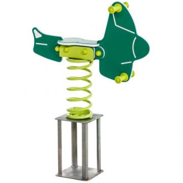 Balansoar pe Arcuri HDPE Avion KBT cu Prindere in Beton
