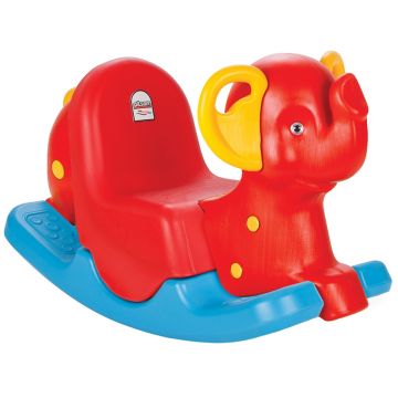 Balansoar pentru copii Pilsan Happy Elephant red