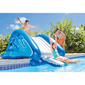 Intex Tobogan acvatic gonflabil Kool Splash, albastru Intex Tobogan acvatic gonflabil Kool Splash, albastru