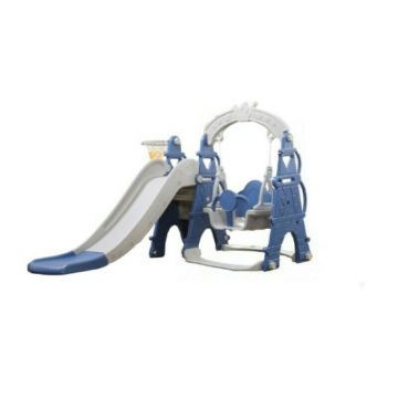 Tobogan copii, Mykids, cu legan. cos de baschet Castel L, AFE03 Blue