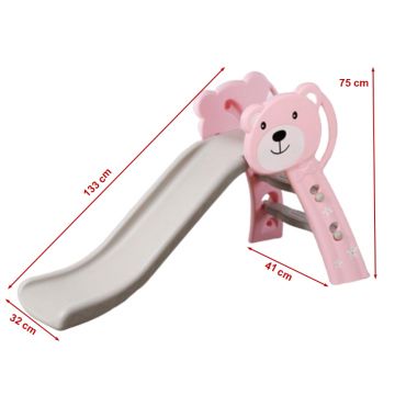 Tobogan Bear Pink 133 cm