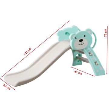 Tobogan Bear Turquoise 133 cm