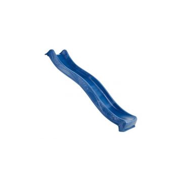 Tobogan Yulvo pentru copii, albastru, 2.2 m, cu duza de apa, HDPE, KBT 400012004001