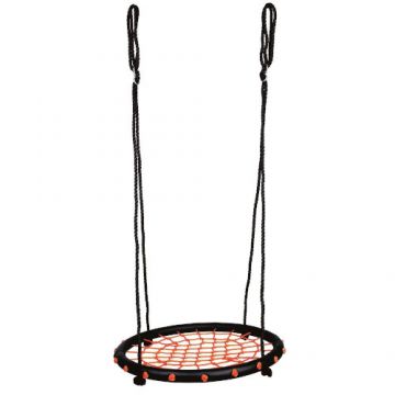 Leagan Cuib Bino cu Plasa Baby Rocking, diametru 60 cm, lungime franghie 160 cm