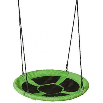 Leagan Cuib Happy People Nest Swing, diametru 90 cm, lungime franghie 160 cm