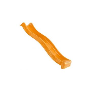 Tobogan copii 2.2 m, Yulvo, HDPE, Portocaliu, KBT