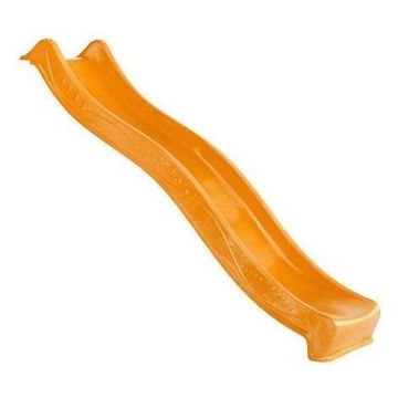 Tobogan copii 2.2 m, Yulvo, HDPE, Portocaliu, KBT