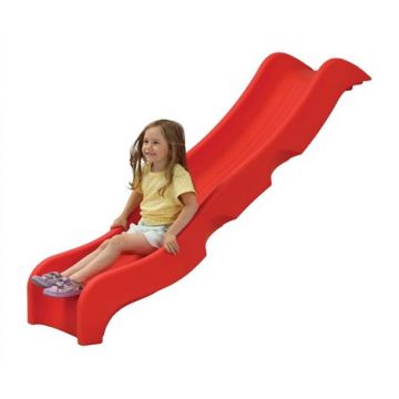 Tobogan pentru uz public Optima, rosu, 240 x 50 x 44 cm, pentru platforma de 1.25 m inaltime, KBT